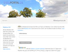 Tablet Screenshot of bibelportal.de